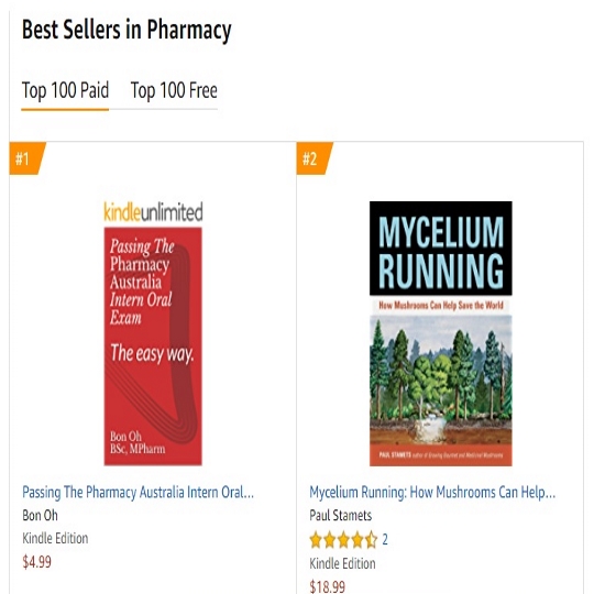 ‘Passing The Pharmacy Australia Intern Oral Exam: The easy way.’ Currently, the No. 1 Amazon Bestselling Book for Pharmacy